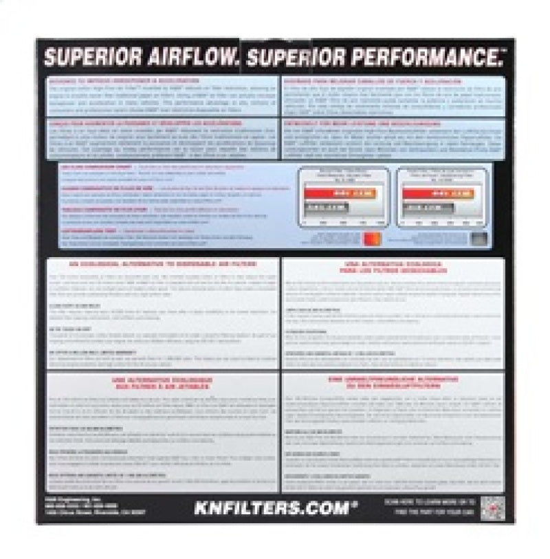 K&N Engineering K&N Replacement Air Filter for 2015 Porsche Macan V6 3.6L