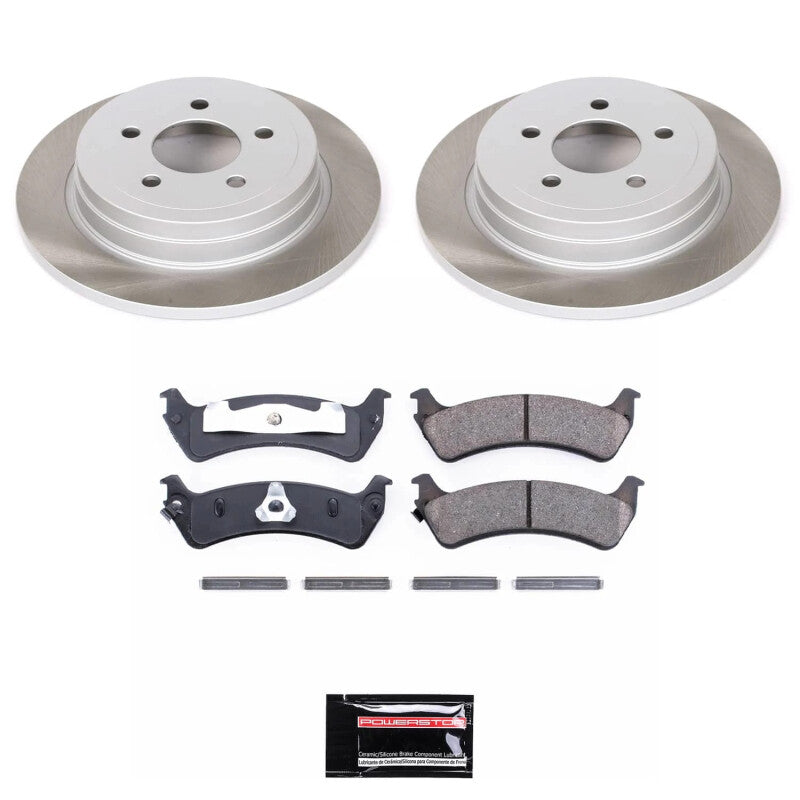 PowerStop Power Stop 03-05 Ford Explorer Sport Trac Rear Semi-Coated Rotor Kit