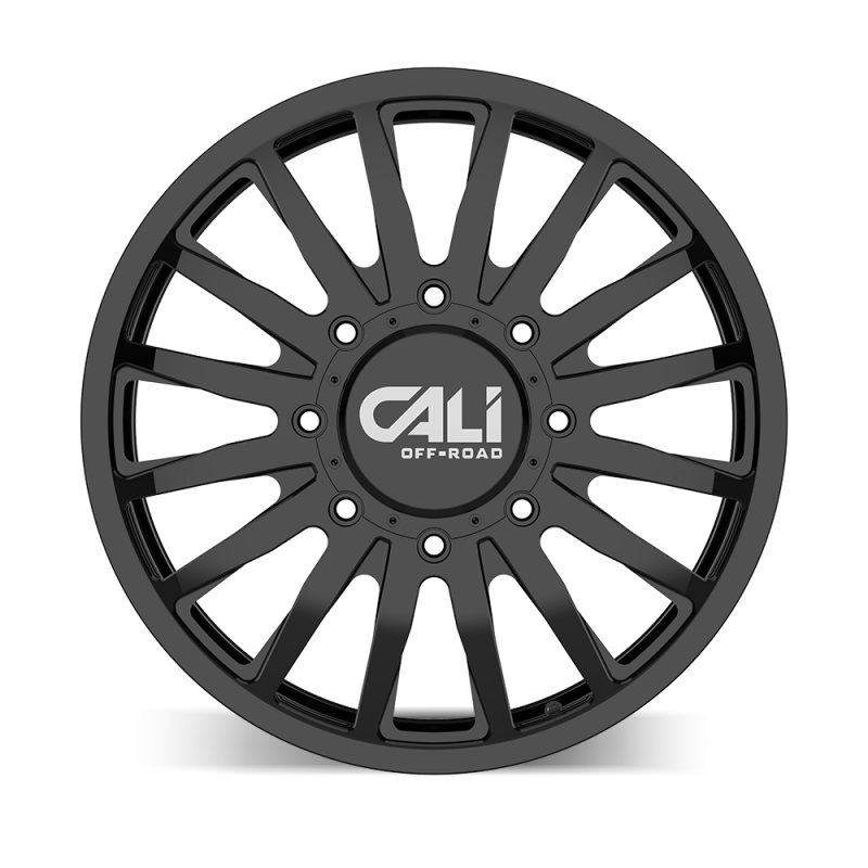 Cali Off-Road 9110D Summit Dually 22x8.25 / 8x165.1 BP / 115mm Offset / 121.3mm Hub Gls Blk Wheel