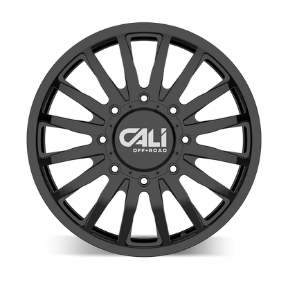Cali Off-Road 9110D Summit Dually 22x8.25 / 8x165.1 BP / 115mm Offset / 121.3mm Hub Gls Blk Wheel