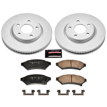 PowerStop Power Stop 05-09 Buick Allure Front Z17 Evolution Geomet Coated Brake Kit