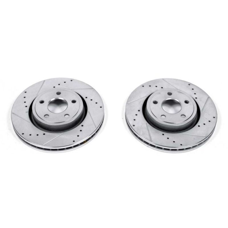 PowerStop Power Stop 11-19 Dodge Durango Front Evolution Drilled & Slotted Rotors - Pair