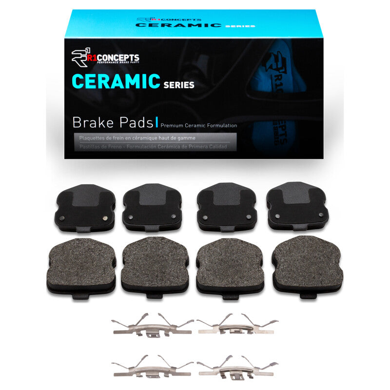 R1 Concepts R1 06-13 Chevrolet Corvette Rear Ceramic Pads & Hardware Kit