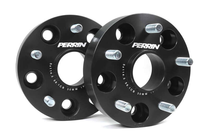 Perrin Performance PERRIN Subaru 30mm Wheel Spacers 5x114.3 BP w/56mm Hub - Black