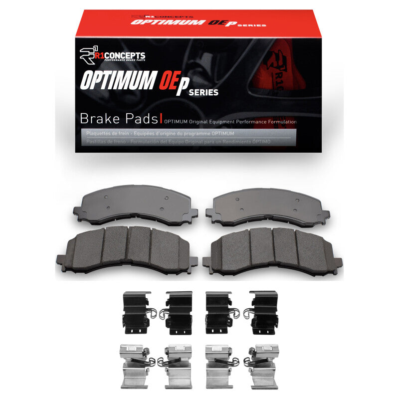 R1 Concepts R1 2021-2025 Ford F-150 4WD Front R1 Optimum OE Pads & Hardware Kit