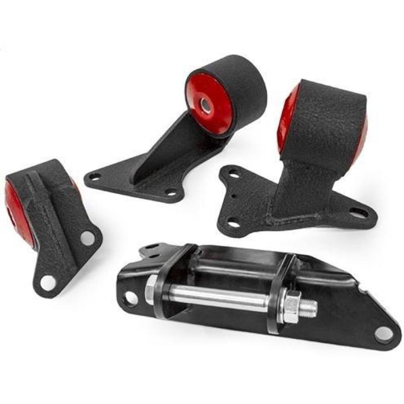 Innovative Mounts Innovative 86-89 Accord B-Series Black Steel Mounts 60A Bushings