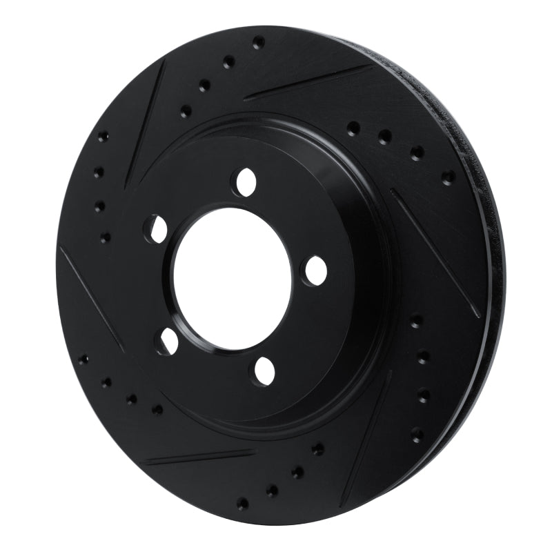 R1 Concepts R1 67-67 Ford Thunderbird Front Left Drilled & Slotted Black Brake Rotor