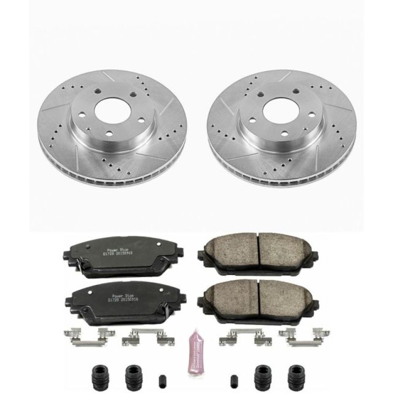 PowerStop Power Stop 14-16 Mazda 3 Front Z23 Evolution Sport Brake Kit