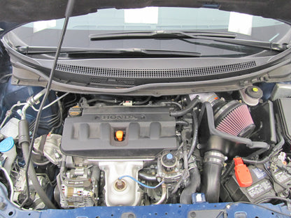 K&N Engineering K&N 12-13 Honda Civic 1.8L L4 Silver Typhoon Intake