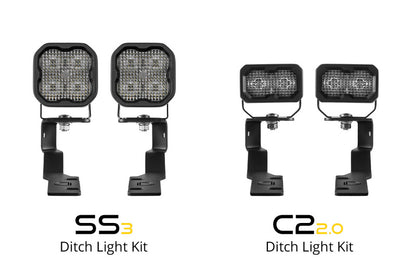 Diode Dynamics 19-25 Toyota RAV4 SS3 LED Ditch Light Kit - Sport White Combo