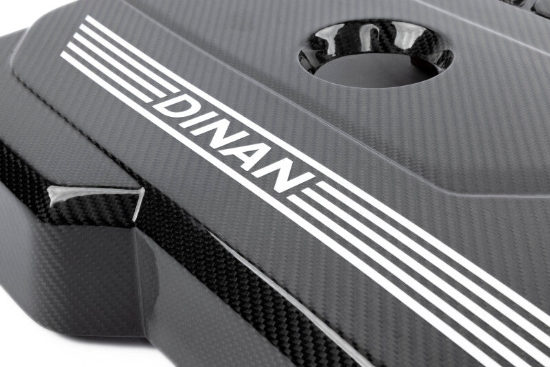 Dinan 19-26 BMW B58D (G01/G02/G20/G22/G23/G26/G42) Gloss Carbon Fiber Engine Cover w/Matte Accents