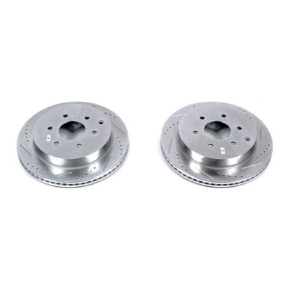 PowerStop Power Stop 11-13 Infiniti QX56 Rear Evolution Drilled & Slotted Rotors - Pair