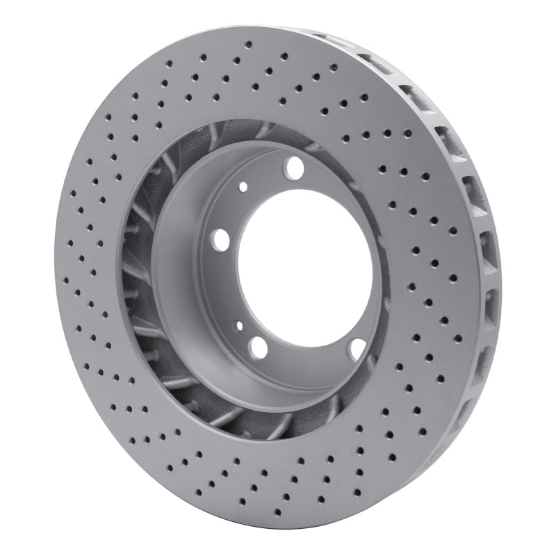 DFC 94-98 Porsche 911 Right Front Drilled GeoSPEC Coated Rotor