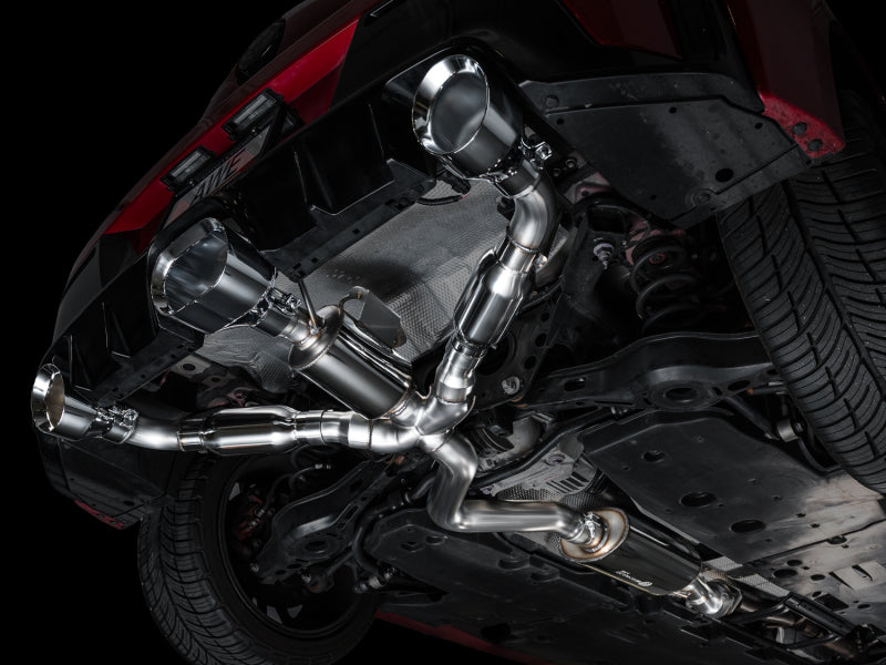AWE Tuning 23-24 Toyota GR Corolla Touring Edition Cat-Back Exhaust - Chrome Silver Tips