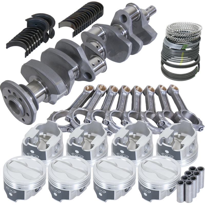 Eagle Chevy LT1 350 1Pc 3.750in Crank 5.700in I-Beam Rods -18cc 4.060in Pistons Rotating Assembly