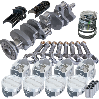 Eagle Chevy LT1 350 1Pc 3.750in Crank 5.700in I-Beam Rods -18cc 4.060in Pistons Rotating Assembly
