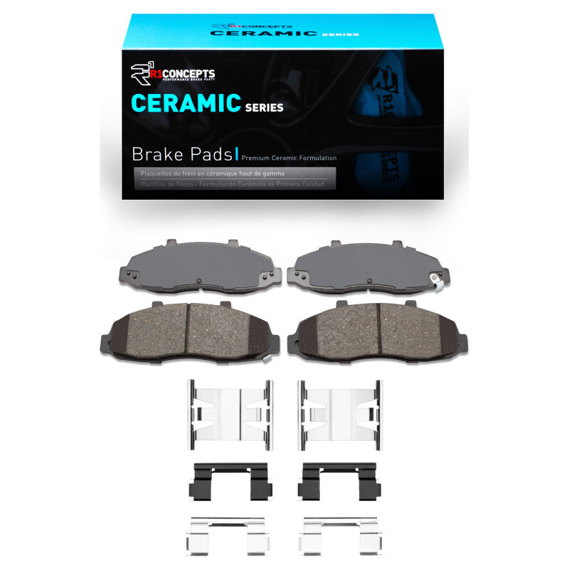 R1 Concepts R1 1997-2004 Ford F-150 4WD Front R1 Ceramic Pads & Hardware Kit