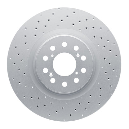 DFC 23-26 Honda Civic Hatchback Front Drilled Hi-Carbon Alloy Geomet Coated Rotor