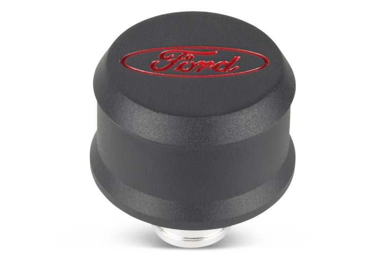 Ford Racing Slant Edge Breather - Black/Red