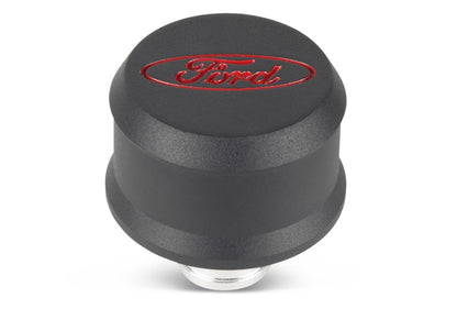 Ford Racing Slant Edge Breather - Black/Red