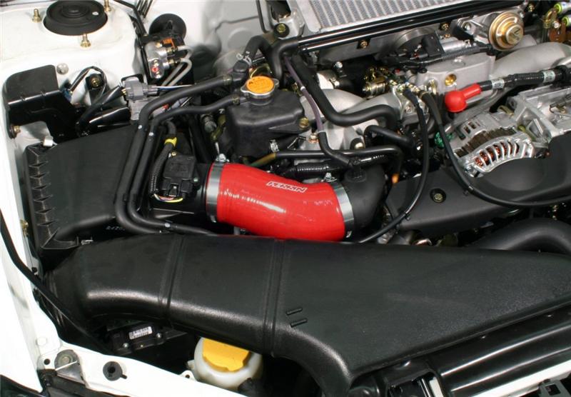 Perrin Performance PERRIN 02-07 Subaru WRX/STi AFTA-MAF Intake Tube Air-Box to Inlet Hose - Red
