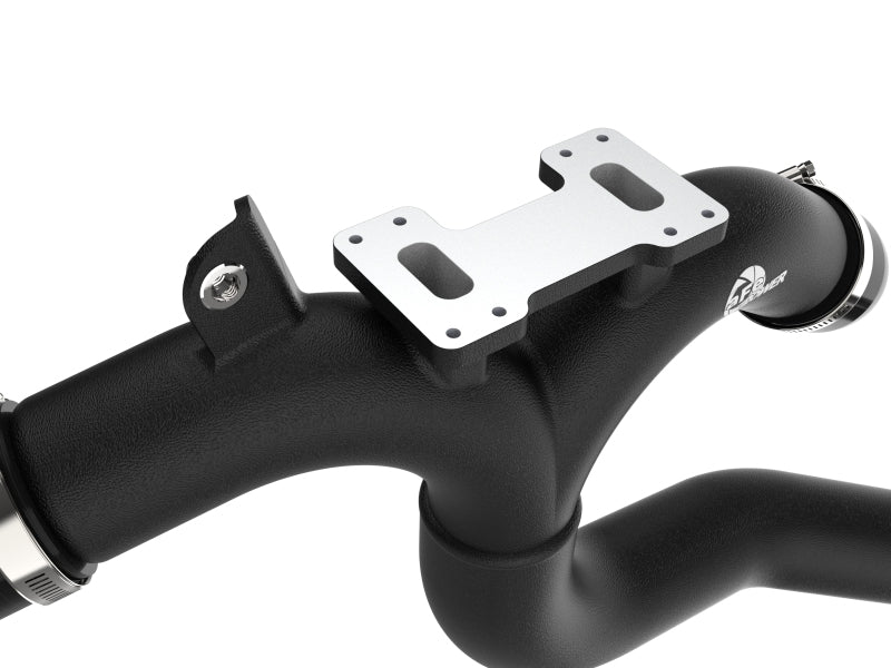 aFe 19-26 Genesis G70 V6 3.3L (tt) BladeRunner Aluminum Hot Charge Pipe - Black