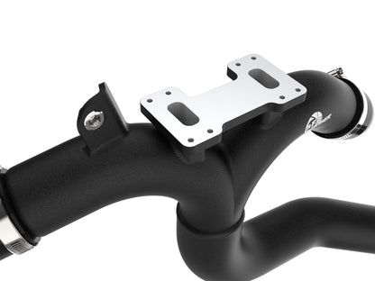 aFe 19-26 Genesis G70 V6 3.3L (tt) BladeRunner Aluminum Hot Charge Pipe - Black