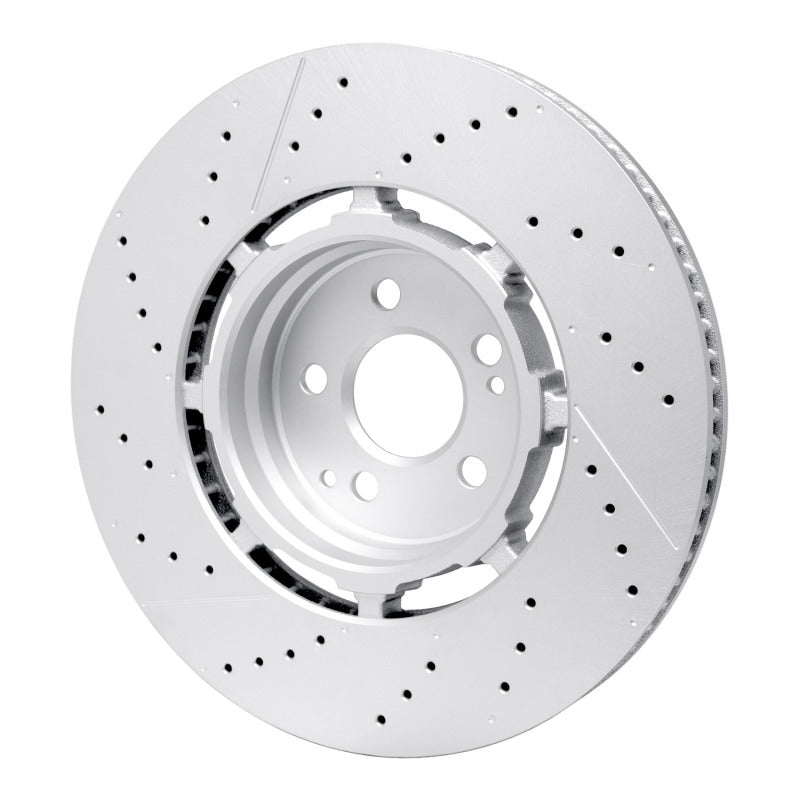 DFC 21-25 Mercedes-Benz Gle63 AMG S SUV Rear Drilled & Slotted Hi-Carbon Alloy GEOMET Coated Rotor