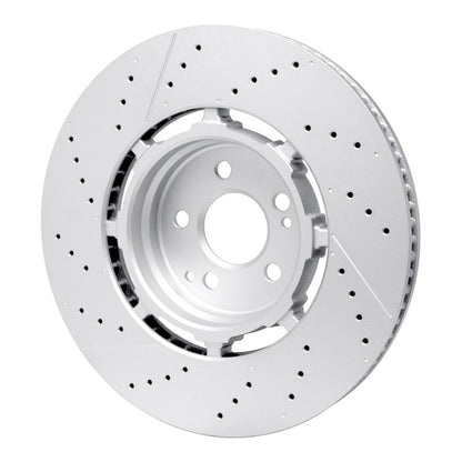 DFC 21-25 Mercedes-Benz Gle63 AMG S SUV Rear Drilled & Slotted Hi-Carbon Alloy GEOMET Coated Rotor