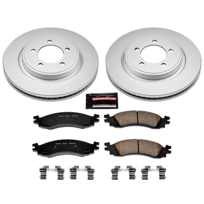 PowerStop Power Stop 06-10 Ford Explorer Front Z17 Evolution Geomet Coated Brake Kit