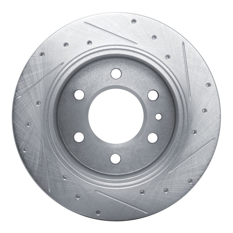 R1 Concepts R1 19-25 Freightliner SprintER 1500 Rear Left Drilled & Slotted Silver Brake Rotor
