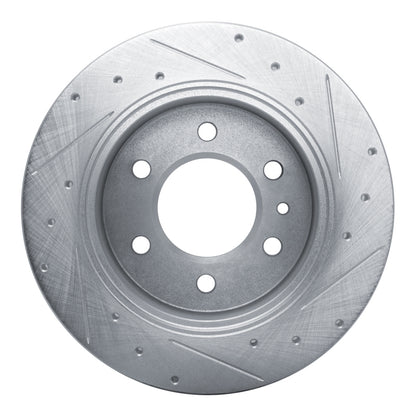 R1 Concepts R1 19-25 Freightliner SprintER 1500 Rear Left Drilled & Slotted Silver Brake Rotor