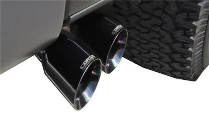 CORSA Performance Corsa 2011-2014 Ford F-150 Raptor 6.2L V8 145in Wheelbase Black Xtreme Cat-Back Exhaust