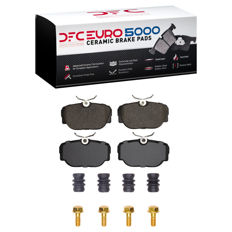 DFC 94-04 Land Rover Discovery Rear Euro 5000 Ceramic Brake Pads and Hardware Kit