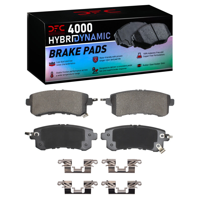 DFC 10-24 Infiniti QX80 Rear 4000 HybriDynamic Brake Pads and Hardware Kit
