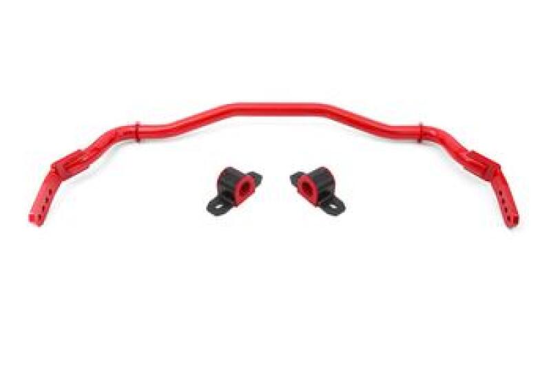 BMR Suspension BMR 15-22 S550 Mustang Sway Bar Kit Front Hollow 38mm 3-Hole Adjustable Red