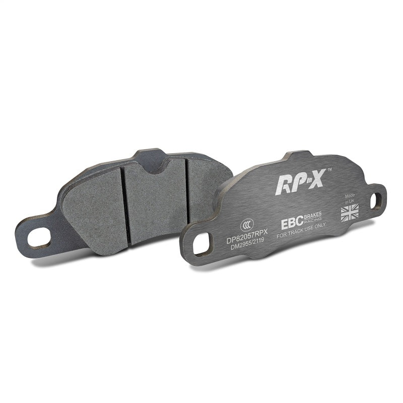 EBC Racing 09-12 Porsche 911 (997) Carrera 2 3.6L (Cast Iron Rotor Only) RP-X Front Brake Pads