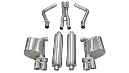 CORSA Performance Corsa 2011-2013 Dodge Charger R/T 5.7L V8 Polished Sport Cat-Back Exhaust