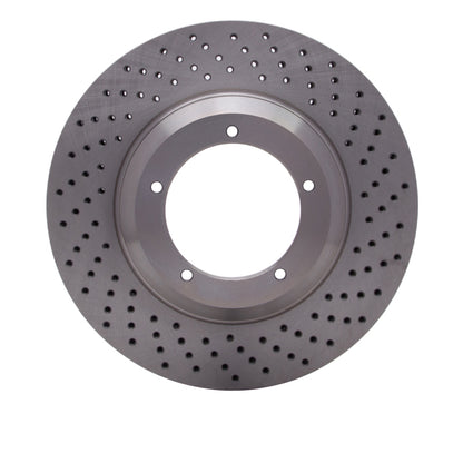 DFC 82-89 Porsche 911 Right Front Drilled Brake Rotor