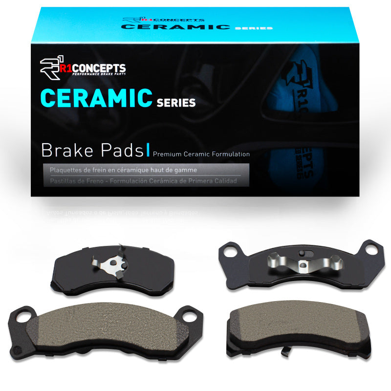 R1 Concepts R1 81-94 Ford Mustang Front R1 Ceramic Brake Pads