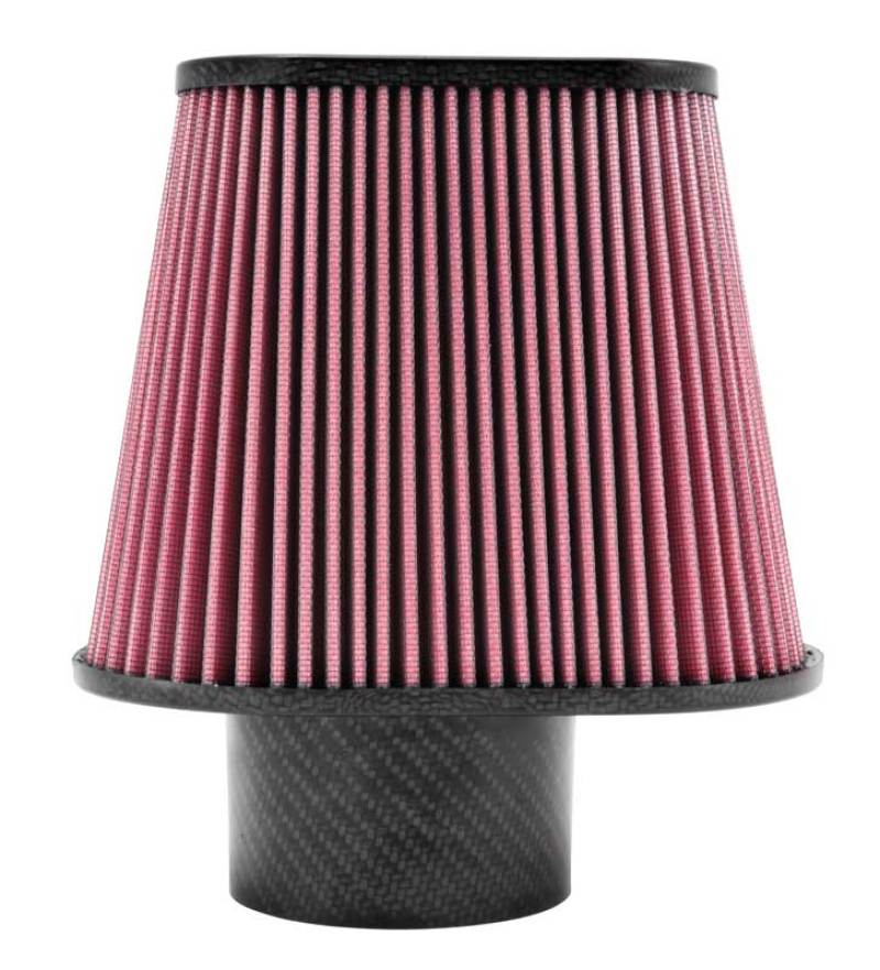 K&N Engineering K&N Universal Air Filter 3 11/16in Flange x 8 3/4 x 5 1/2in Base x 6 3/8 x 3 3/16in Top x 7in Height
