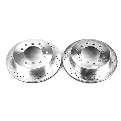 PowerStop Power Stop 03-09 Lexus GX470 Rear Evolution Drilled & Slotted Rotors - Pair