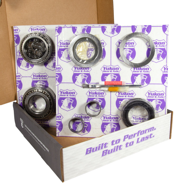 Yukon Gear & Axle Yukon Gear 9.5in GM 4.56 Rear Ring & Pinion Install Kit Axle Bearings and Seals