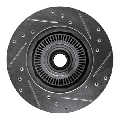 R1 Concepts R1 98-02 Ford Ranger (USA/Canada) Front Left Drilled & Slotted Silver Brake Rotor