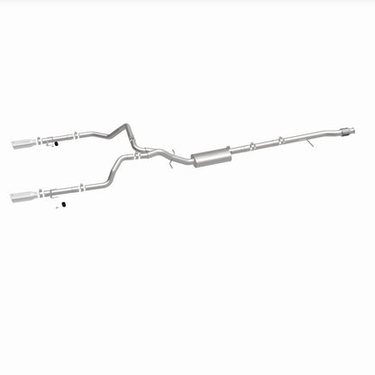 MagnaFlow 2019 Chevy Silverado 1500 V8 5.3L/V6 4.3 Street Series Dual Exit Exhaust w/ Polished Tips