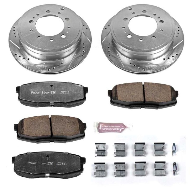 PowerStop Power Stop 08-11 Lexus LX570 Rear Z36 Truck & Tow Brake Kit