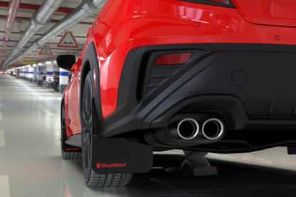 Rally Armor 22-26 Subaru WRX Black UR Mud Flap Altered Font Red Logo