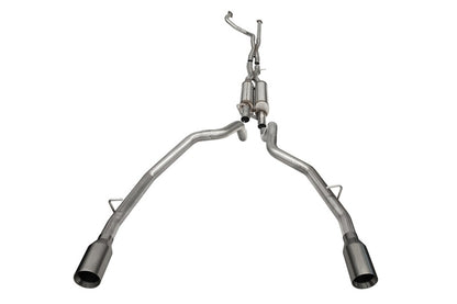 CORSA Performance Corsa 2021-2024 Dodge Ram TRX Crew Cab Xtreme Catback Exhaust Dual Rear Gunmetal Tip