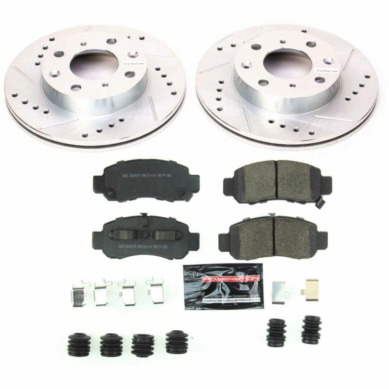 PowerStop Power Stop 00-06 Honda Insight Front Z23 Evolution Sport Brake Kit