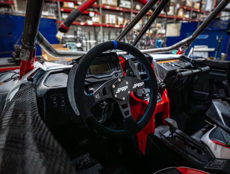 PRP Seats PRP Flat Suede Steering Wheel - Blue